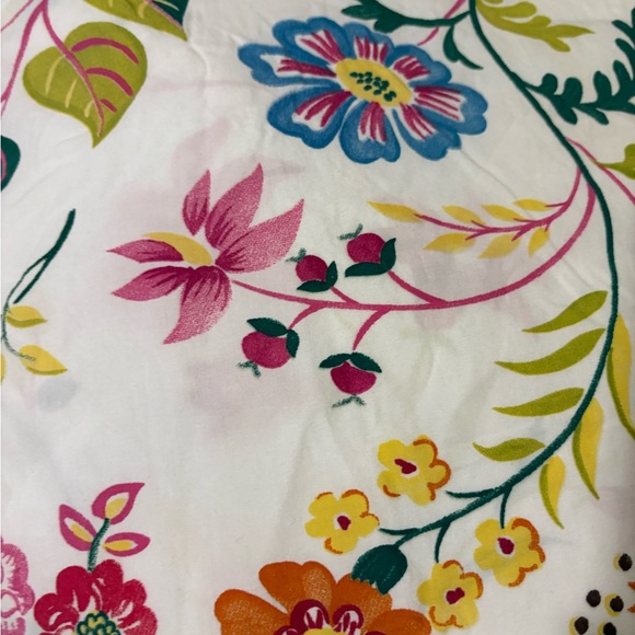 Pottery Barn Floral Multicolor duvet 84x92 Full/Queen - Picture 2 of 5